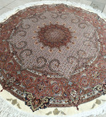 فرش دستبافت ماهی خوی دایره 1/5×1/5